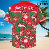 Nrl South Sydney Rabbitohs Custom Text Floral Hawaiian Shirt 4149.jpg - demo10