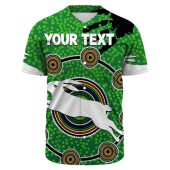 Nrl South Sydney Rabbitohs Custom Text Indigenous Original Baseball Jersey 5031.jpeg - demo10