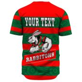 Nrl South Sydney Rabbitohs Custom Text Red Green Indigenous Baseball Jersey 5004.jpeg - demo10