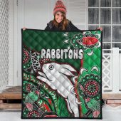 Nrl South Sydney Rabbitohs Indigenious Dreaming Quilt Blanket 3935.jpg - demo10