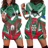 NRL South Sydney Rabbitohs NAIDOC Sporty Style Women Hoodie Dress