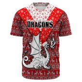 Nrl St. George Illawarra Dragons Christmas Baseball Jersey 3538.jpeg - demo10