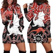 NRL St. George Illawarra Dragons Custom Text Indigenous Limited Edition Women Hoodie Dress