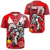 Nrl St. George Illawarra Dragons Custom Text Naidoc New Baseball Jersey 0511.jpeg - demo10