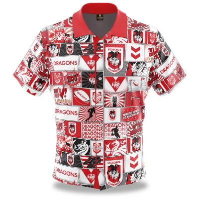 NRL St. George Illawarra Dragons Fanatic Hawaiian Shirt