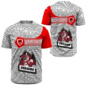 Nrl St. George Illawarra Dragons Grey Simple Indigenous Style Baseball Jersey 0612.jpeg - demo10