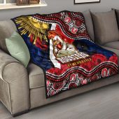 Nrl Sydney Roosters Anzac Remembrance Day Poppy Flower Aboriginal Quilt Blanket 1733.jpg - demo10