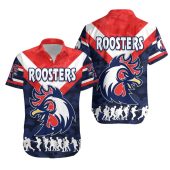 NRL Sydney Roosters ANZAC Style Hawaiian Shirt