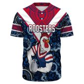 Nrl Sydney Roosters Custom Text Number Aboriginal Tattoo Baseball Jersey 3131.jpeg - demo10