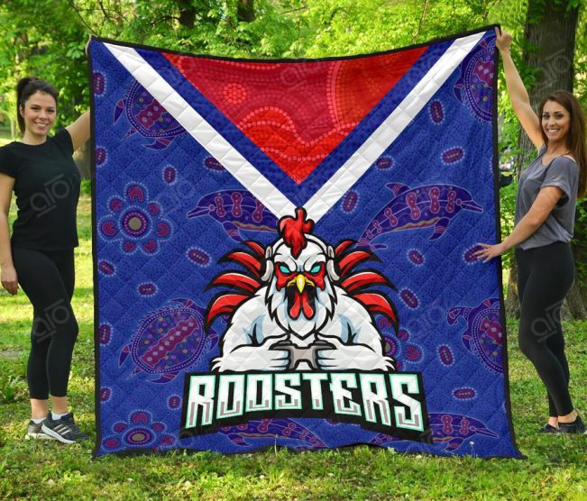 NRL Sydney Roosters Indigenous Quilt Blanket