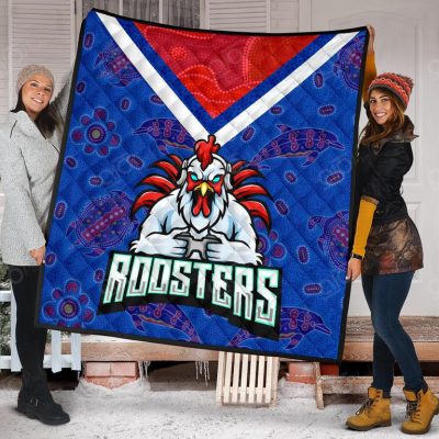 NRL Sydney Roosters Indigenous Quilt Blanket