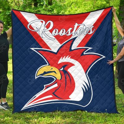 NRL Sydney Roosters Rugby Quilt Blanket