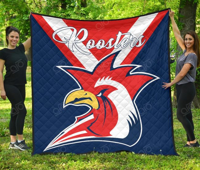 NRL Sydney Roosters Rugby Quilt Blanket
