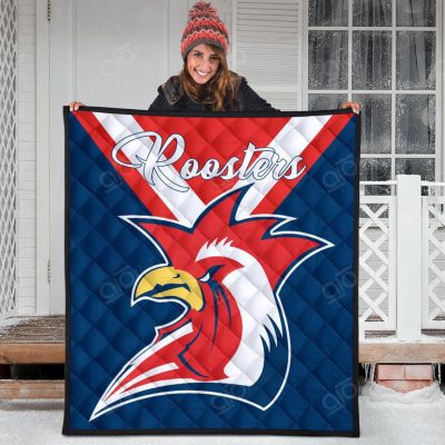 NRL Sydney Roosters Rugby Quilt Blanket