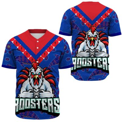 NRL Sydney Roosters Unique Indigenous Baseball Jersey