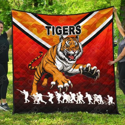 NRL Wests Tigers ANZAC Quilt Blanket