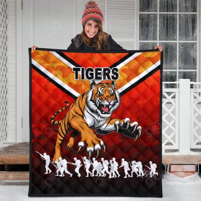 NRL Wests Tigers ANZAC Quilt Blanket