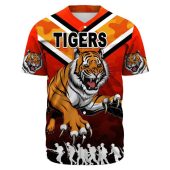 Nrl Wests Tigers Custom Text Anzac Day Camo Baseball Jersey 1854.jpeg - demo10
