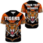 Nrl Wests Tigers Custom Text Number Black Baseball Jersey1.jpg - demo10