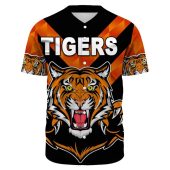 Nrl Wests Tigers Custom Text Number Black Baseball Jersey2.jpg - demo10