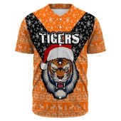 Nrl Wests Tigers Custom Text Number Christmas Edition Baseball Jersey 1907.jpeg - demo10