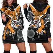 NRL Wests Tigers Custom Text Original Indigenous Women Hoodie Dress