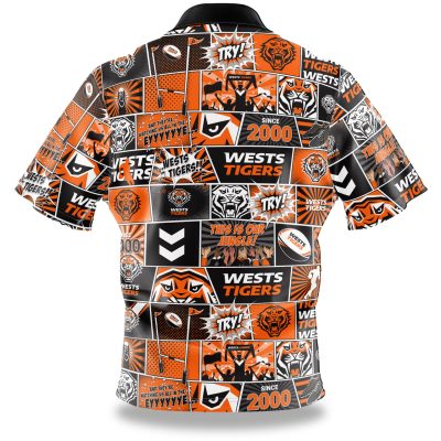 NRL Wests Tigers Fanatic Hawaiian Shirt