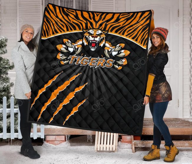 NRL Wests Tigers Quilt Blanket V3