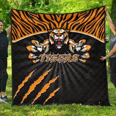 NRL Wests Tigers Quilt Blanket V3