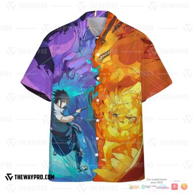 Naruto Sasuke Hawaiian Shirt, Short - Hot Sale 2025