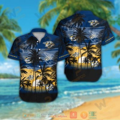 Nashville Predators Hawaiian Shirt And Shorts - Hot Sale 2025