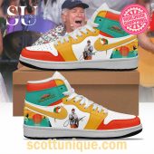 New Summer Jimmy Buffett Nike Air Jordan 1 High Top Sneaker -Soulcals.com