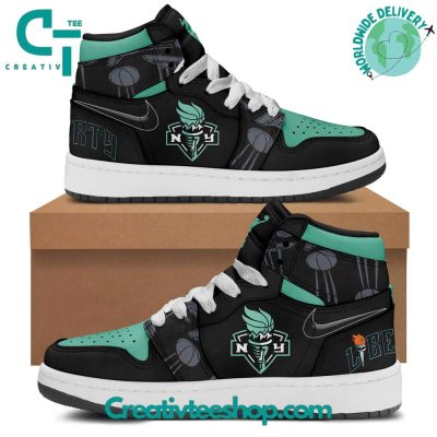 New York Liberty 2024 WNBA Finals Champions Air Jordan 1 Sneaker - soulcals.com