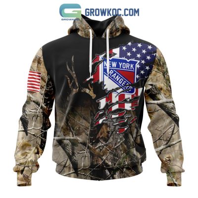 New York Rangers NHL Special Camo Realtree Hunting Personalized Hoodie T Shirt