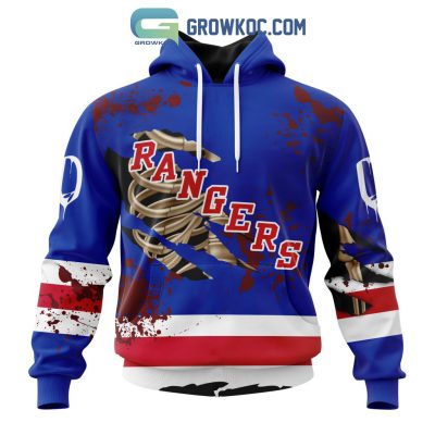 New York Rangers NHL Special Design Jersey With Your Ribs For Halloween Hoodie T Shirt