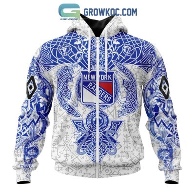 New York Rangers NHL Special Norse Viking Symbols Hoodie T Shirt