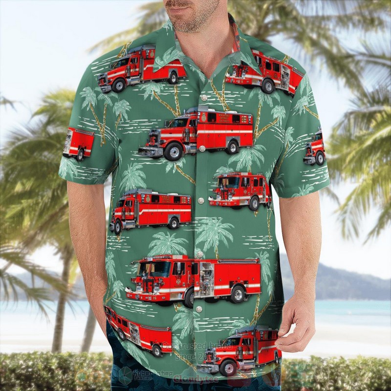 New Market, Maryland, New Market District Volunteer Fire Company Hawaiian Shirt, Short - Hot Sale 2025