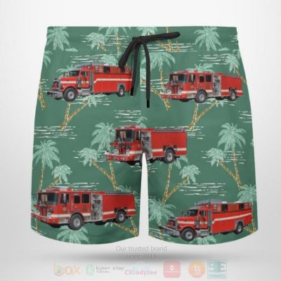 New Market, Maryland, New Market District Volunteer Fire Company Hawaiian Shirt, Short - Hot Sale 2025