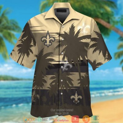 New Orleans Saints Dark Coconut Island Hawaiian Shirt, Short - Hot Sale 2025