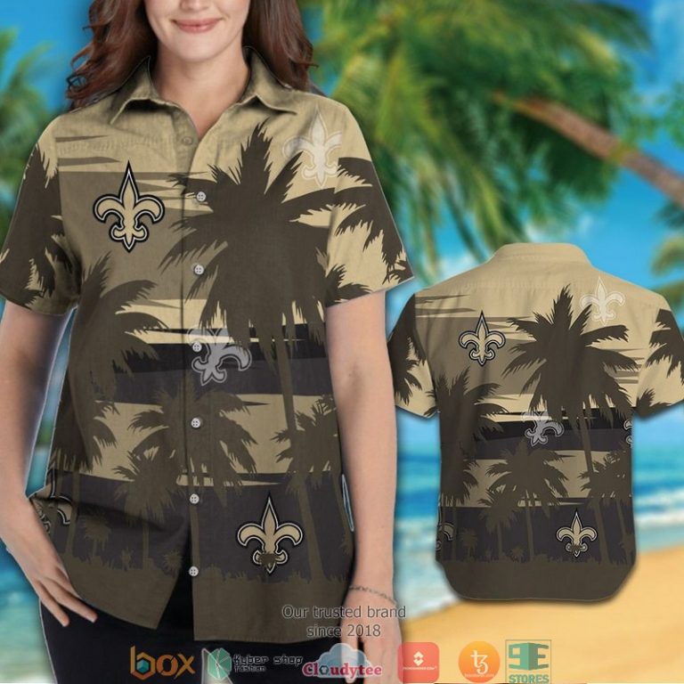 New Orleans Saints Dark Coconut Island Hawaiian Shirt, Short - Hot Sale 2025