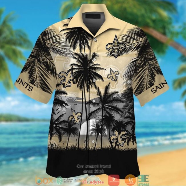 New Orleans Saints Coconut Island Sunset Hawaiian Shirt, Short - Hot Sale 2025