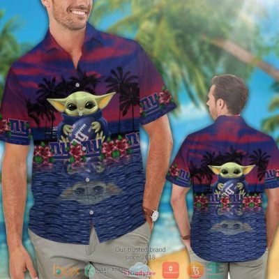 New York Giants Baby Yoda Hawaiian Shirt, Short - Hot Sale 2025