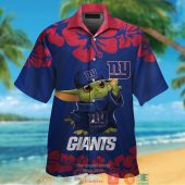 New York Giants Baby Yoda Red Hibiscus Hawaiian Shirt Short.jpg - demo10