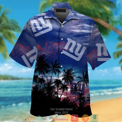 New York Giants Coconut Island Navy Hawaiian Shirt, Short - Hot Sale 2025