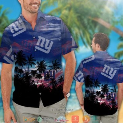 New York Giants Coconut Island Navy Hawaiian Shirt, Short - Hot Sale 2025