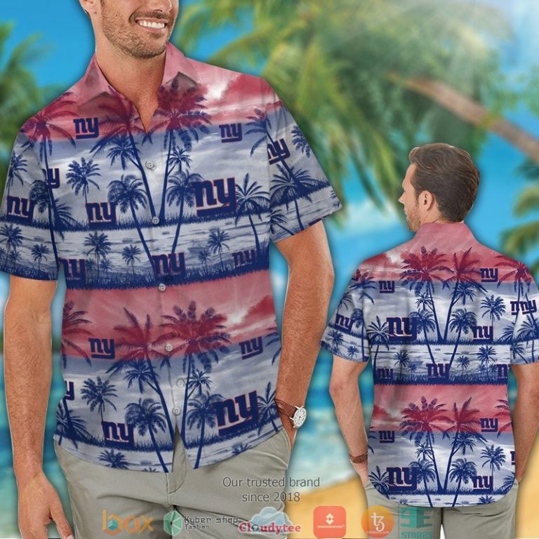 New York Giants Coconut Island White Red Hawaiian Shirt, Short - Hot Sale 2025 New York Giants Coconut Island White Red Hawaiian Shirt, Short - Hot Sale 2025