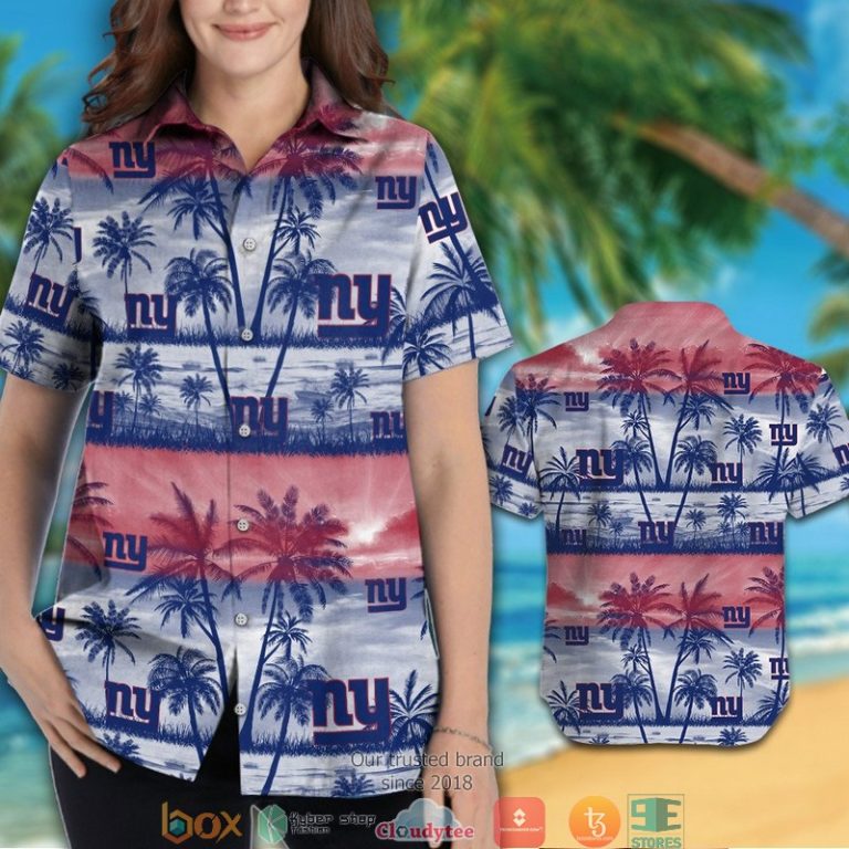 New York Giants Coconut Island White Red Hawaiian Shirt, Short - Hot Sale 2025 New York Giants Coconut Island White Red Hawaiian Shirt, Short - Hot Sale 2025