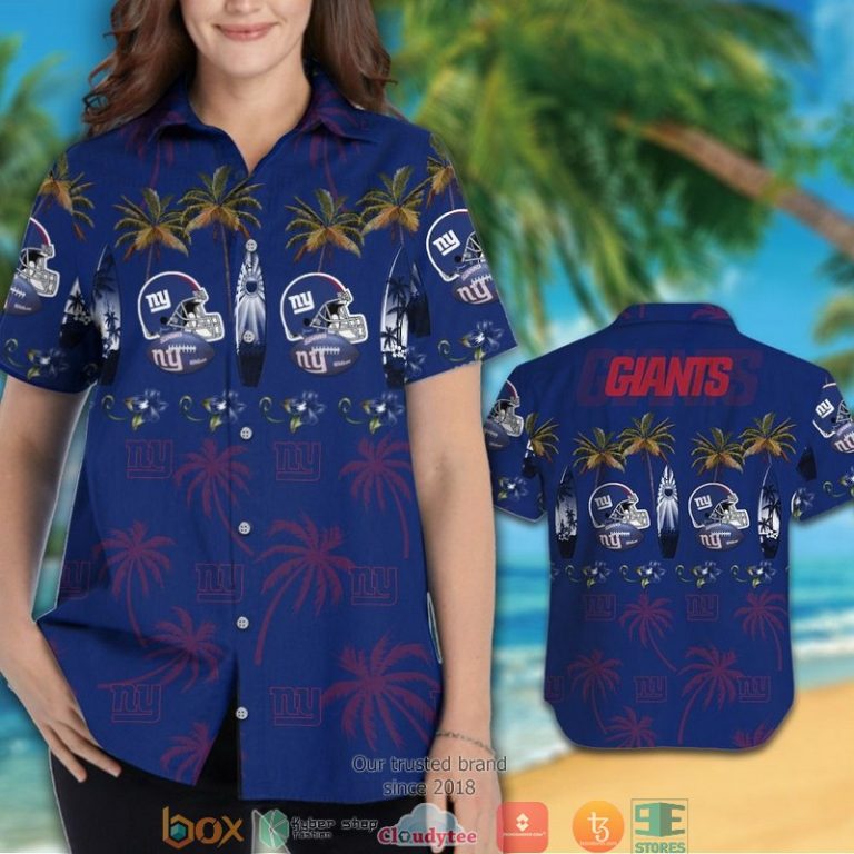 New York Giants Coconut Navy Hawaiian Shirt, Short - Hot Sale 2025