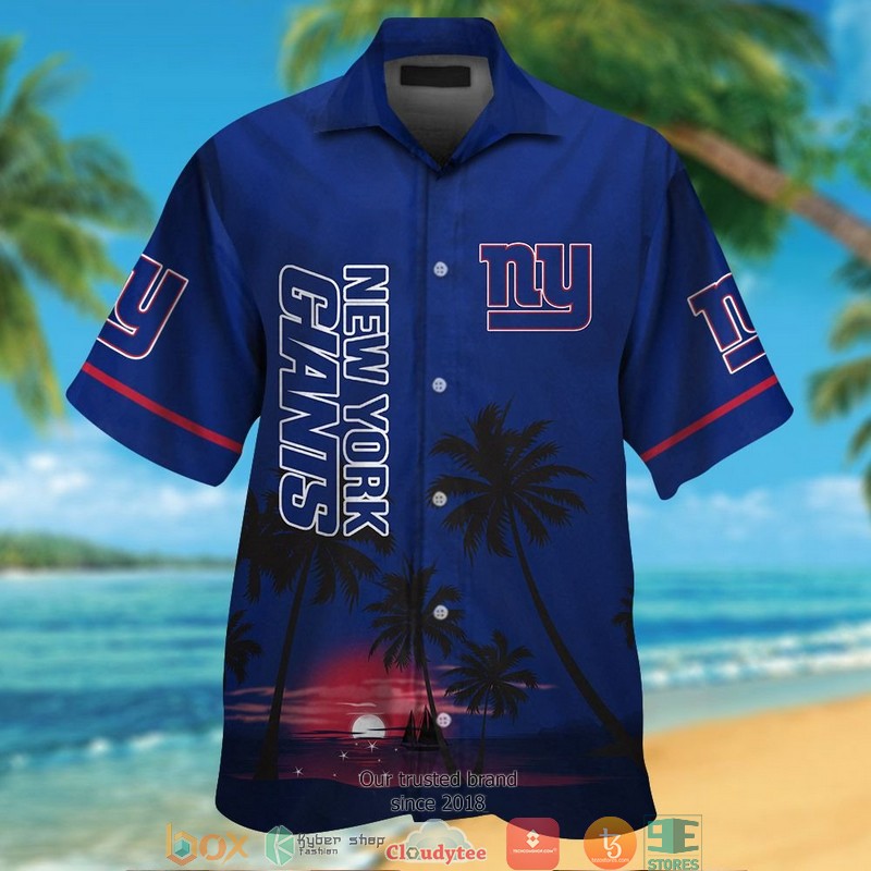 New York Giants Coconut Night Moon Hawaiian Shirt, Short - Hot Sale 2025