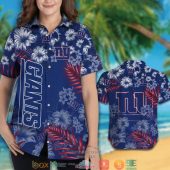 New York Giants Hibiscus Leaf Hawaiian Shirt Short 1 2 768x768 1.jpg - demo10